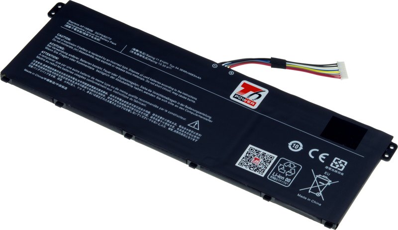 Baterie T6 Power pro Acer TravelMate P214-53, P215-54, X40-53, 4683mAh, 54,3Wh, 3cell, Li-pol - obrázek produktu