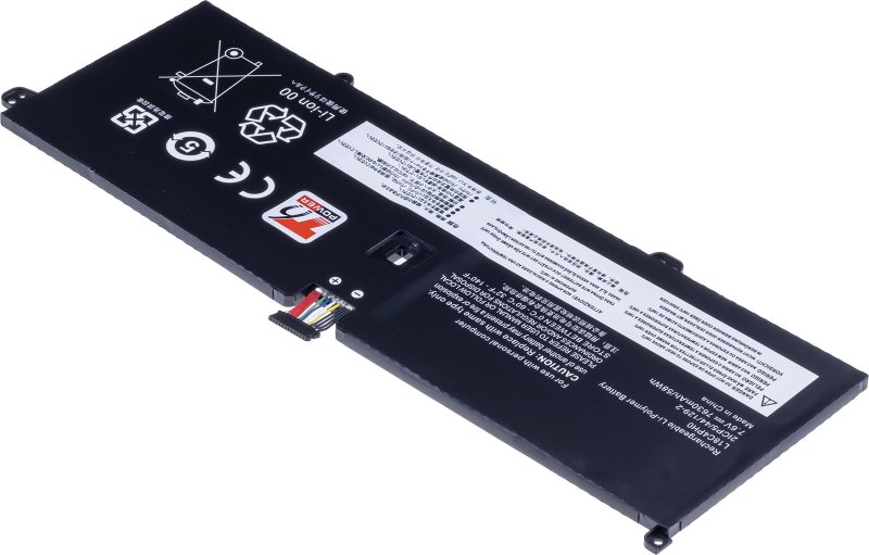 Baterie T6 Power pro Lenovo Yoga C940-14IIL, 7820mAh, 60Wh, 4cell, Li-Pol, 12pin - obrázek č. 1