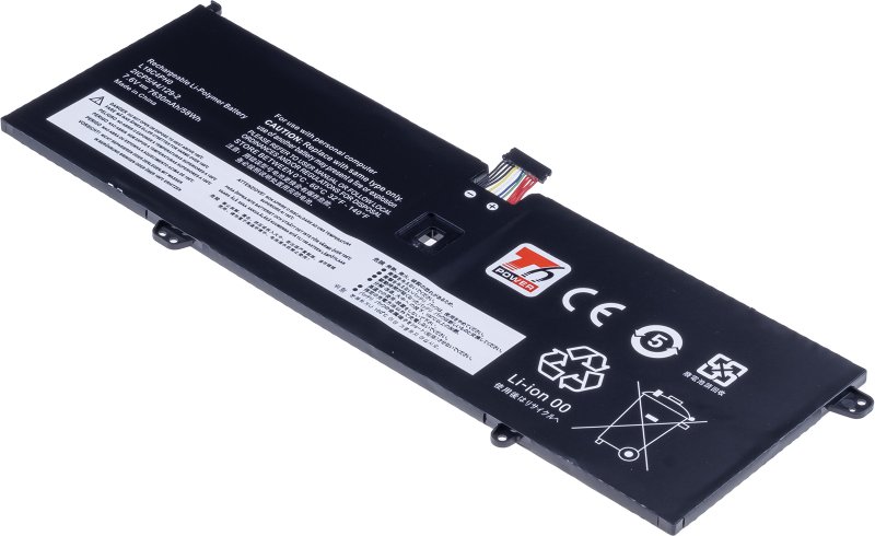 Baterie T6 Power pro Lenovo Yoga C940-14IIL, 7820mAh, 60Wh, 4cell, Li-Pol, 12pin - obrázek produktu