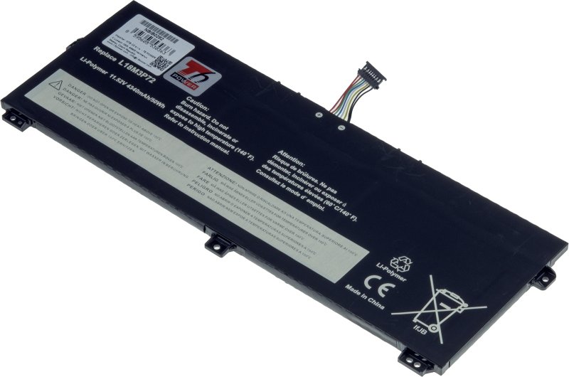 Baterie T6 Power pro Lenovo ThinkPad X13 Yoga Gen 1, X390 Yoga, 4340mAh, 50Wh, 3cell, Li-Pol - obrázek produktu