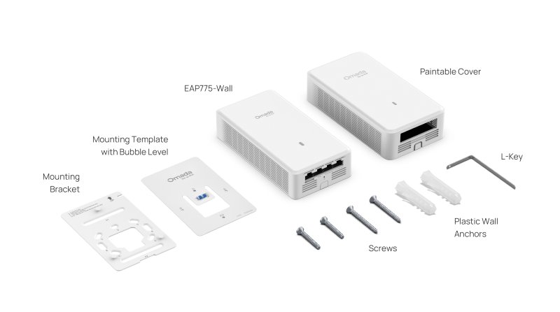 TP-Link EAP775-Wall BE11000 Wi-Fi 7 Access Point - obrázek č. 1