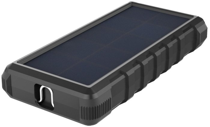 Solární powerbanka VIKING W24 24000mAh, Outdoorová s IP67, Podpora rychlonabíjení QC3.0, USB-C, - obrázek produktu