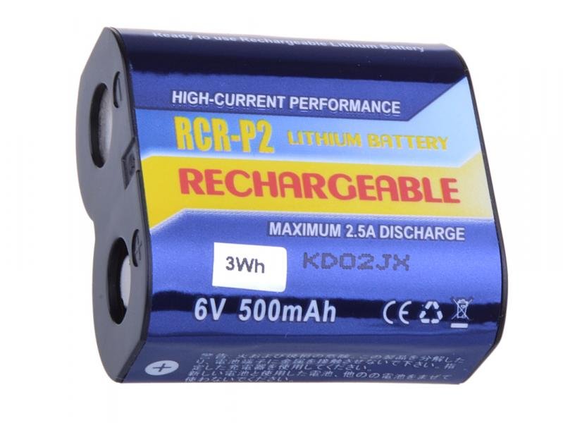 Nabíjecí fotobaterie CR-P2, DL223A Li-Fe 6V 500mAh 3Wh AV - obrázek č. 2