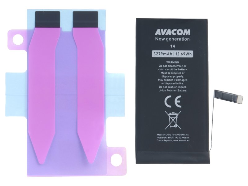 Baterie pro Apple iPhone 14, Li-Ion 3,87V 3279mAh (náhrada A2863) AV - obrázek produktu