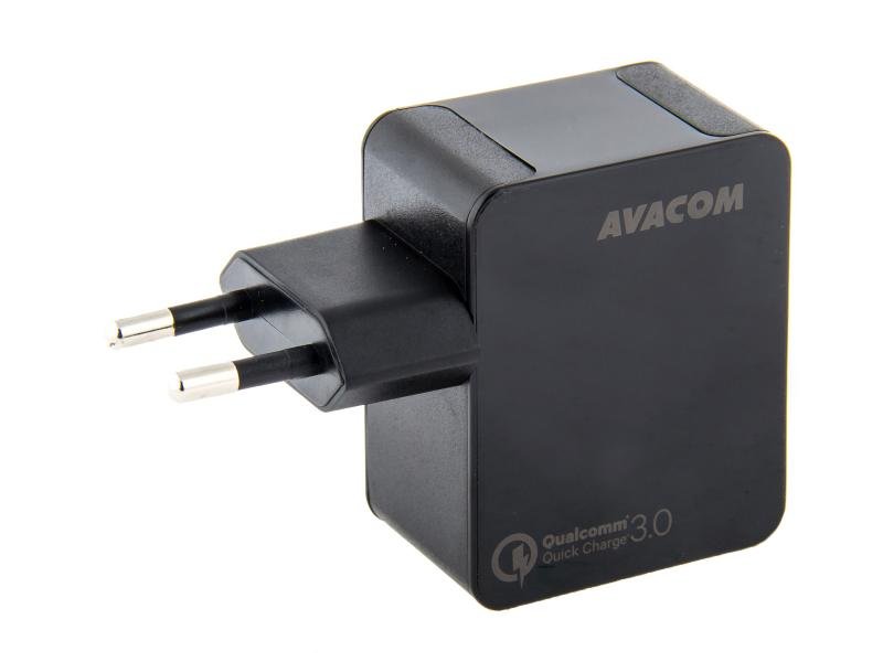 AVACOM HomeMAX síťová nabíječka Qualcomm Quick Charge 3.0, černá - obrázek produktu