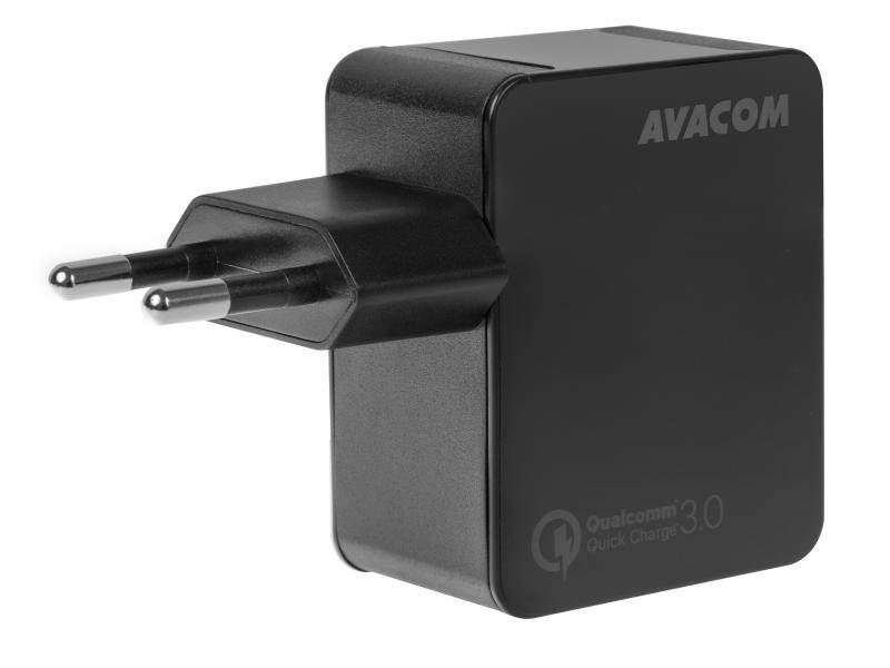 AVACOM HomeMAX síťová nabíječka Qualcomm Quick Charge 3.0, černá - obrázek č. 2