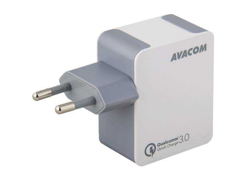 AVACOM HomeMAX síťová nabíječka Qualcomm Quick Charge 3.0, bílá - obrázek produktu