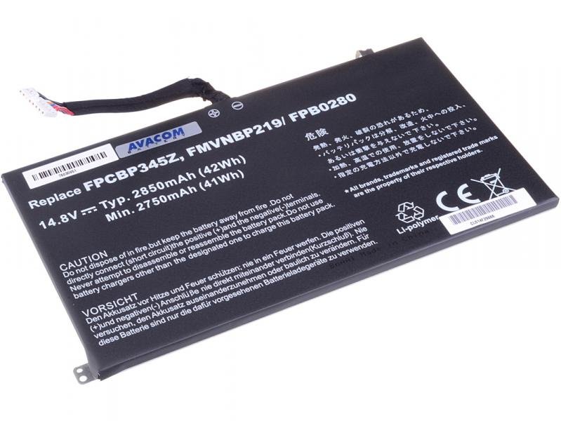 Fujitsu LifeBook UH572, Li-Pol 14,8V 2850mAh/42Wh - obrázek produktu