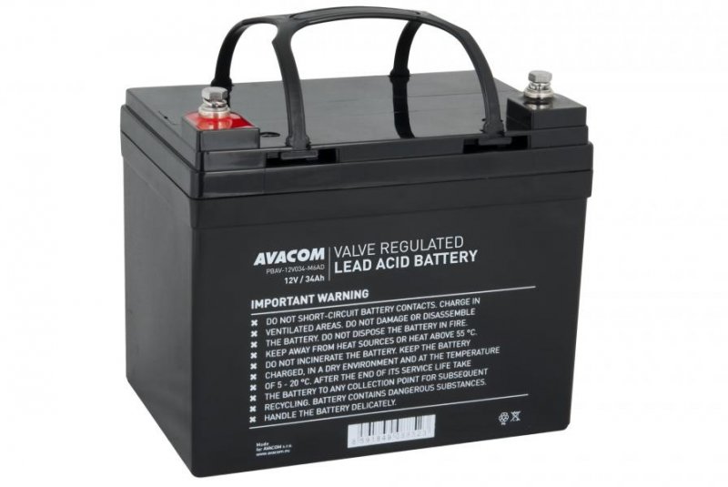 AVACOM baterie 12V 34Ah M6 DeepCycle (PBAV-12V034-M6AD) - obrázek produktu