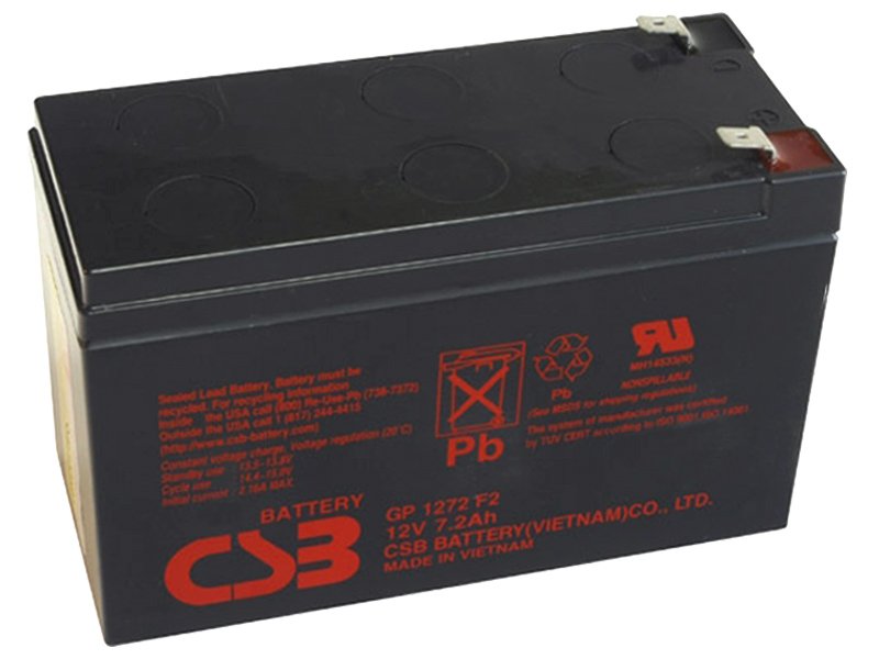 CSB baterie 12V 7,2Ah F2 (GP 1272) - obrázek produktu