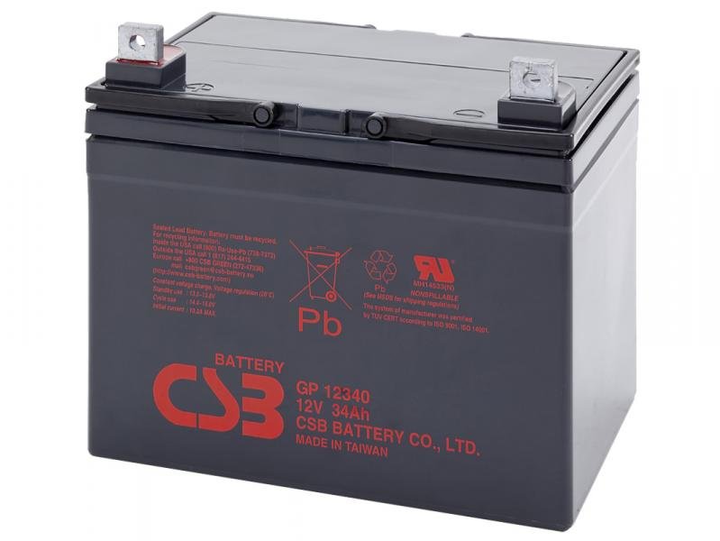CSB 12V 34Ah olověný akumulátor B5-L (GP12340) - obrázek produktu
