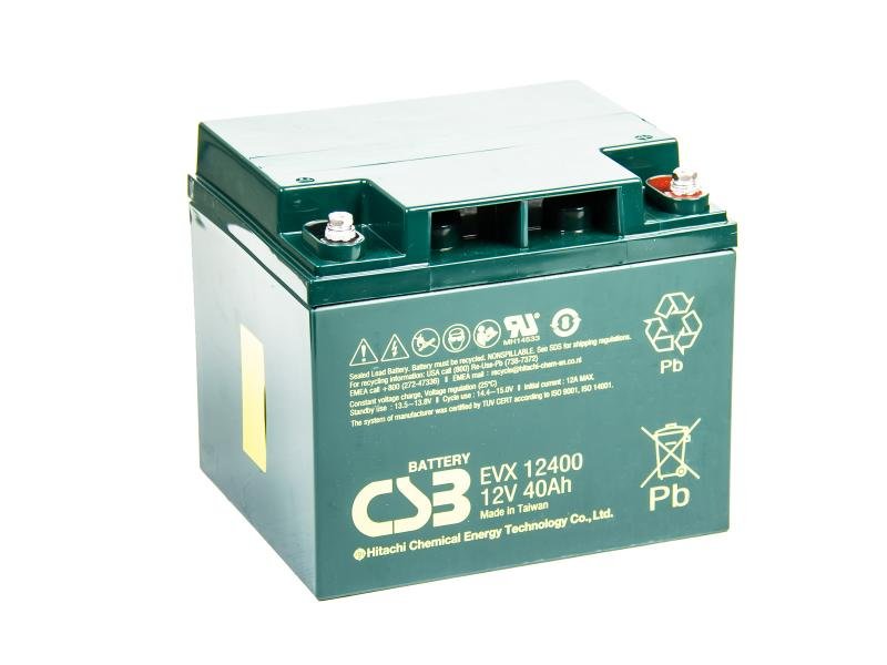CSB 12V 40Ah olověný akumulátor Deep Cycle M6 (EVX12400I) - obrázek produktu