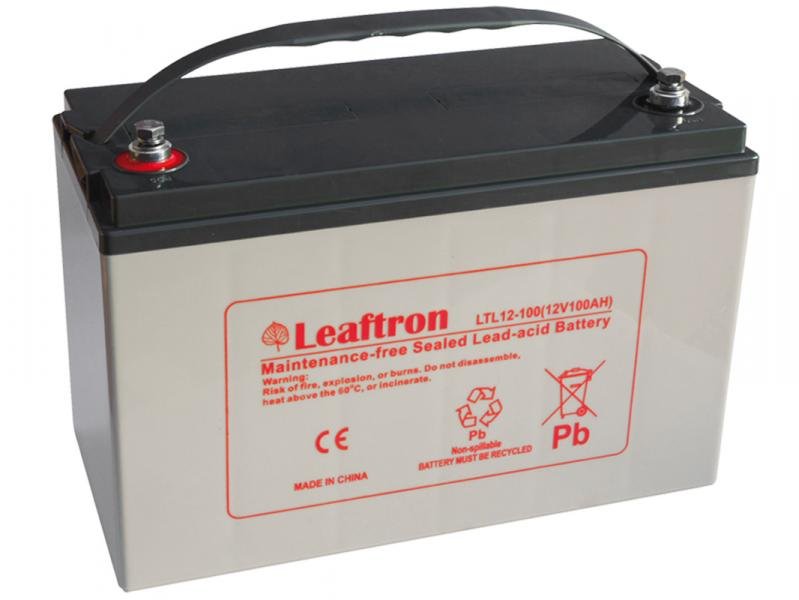 Leaftron 12V 100Ah olověný akumulátor DeepCycle AGM T11 (LTC12-100) - obrázek produktu