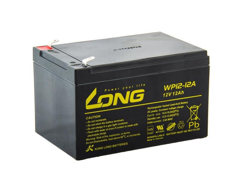 LONG baterie 12V 12Ah F2 (WP12-12A) - obrázek produktu