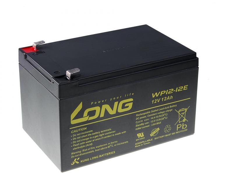 LONG baterie 12V 12Ah F2 DeepCycle (WP12-12E) - obrázek produktu