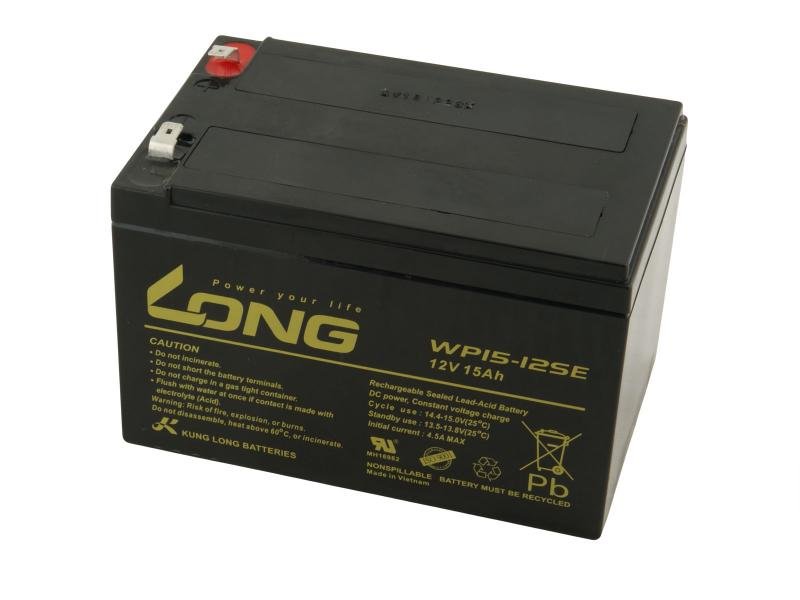 LONG baterie 12V 15Ah F2 DeepCycle (WP15-12SE) - obrázek produktu