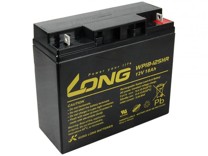 LONG baterie 12V 18Ah F3 HighRate (WP18-12SHR) - obrázek produktu