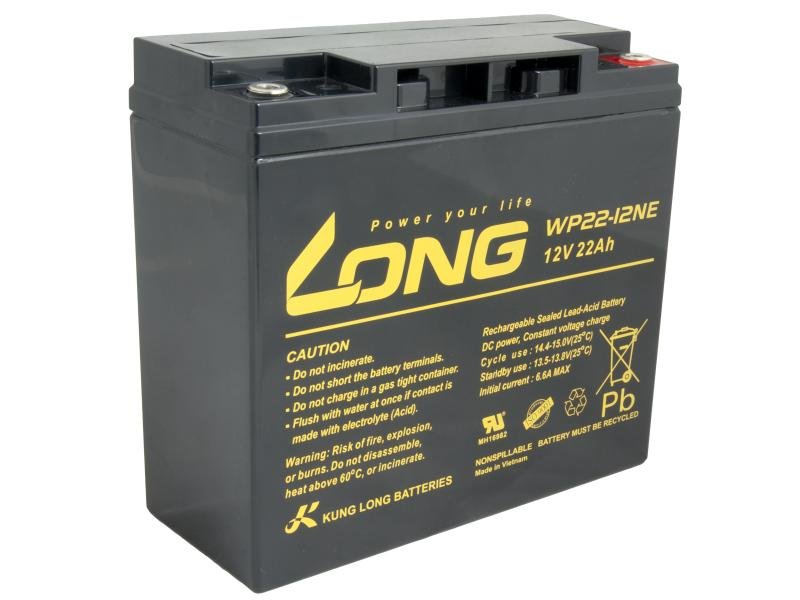 LONG baterie 12V 22Ah M6 DeepCycle (WP22-12NE) - obrázek produktu