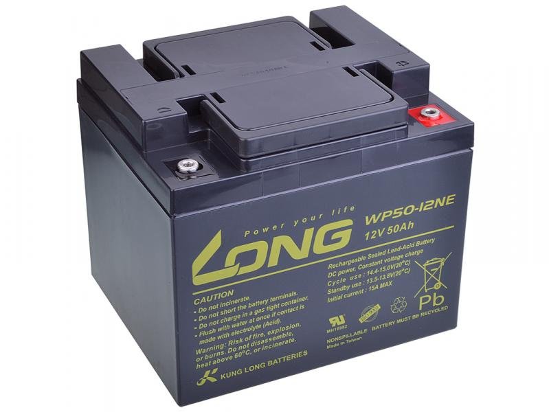 LONG baterie 12V 50Ah M6 DeepCycle (WP50-12NE) - obrázek produktu