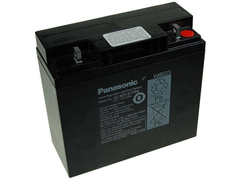 Panasonic 12V 17Ah olověný akumulátor M5 (10-12 let)  LC-XD1217PG - obrázek produktu