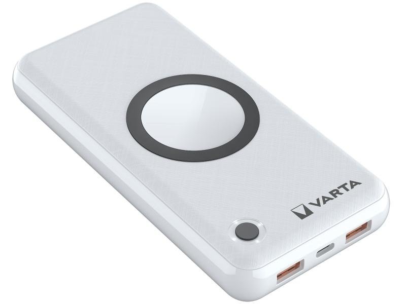 Powerbanka VARTA 57909 20000mAh USB-C PD vstup a výstup, bezdrátové nabíjení Qi - obrázek produktu