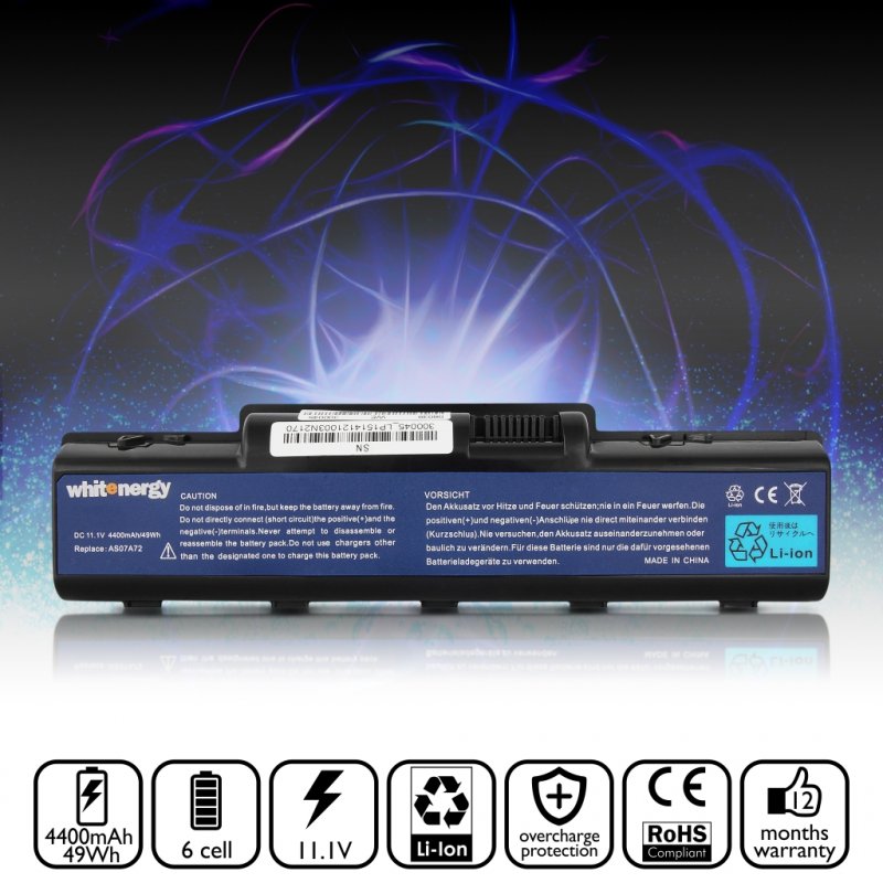 WE baterie pro Acer Aspire 4310 11,1V 4400mAh - obrázek č. 6