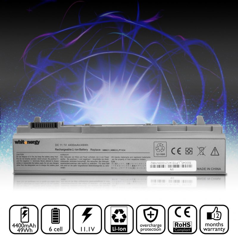 WE baterie pro Dell Latitude E6500 11,1V 4400mAh - obrázek č. 5