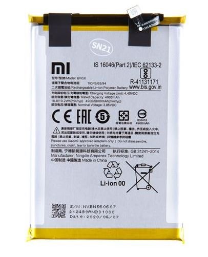 Xiaomi BN56 Original Baterie 5000mAh Service Pack - obrázek produktu