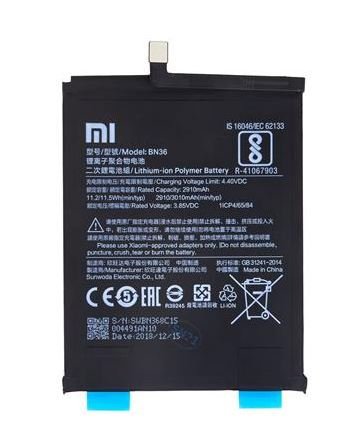 Xiaomi BN36 Original Baterie 3010mAh Service Pack - obrázek produktu