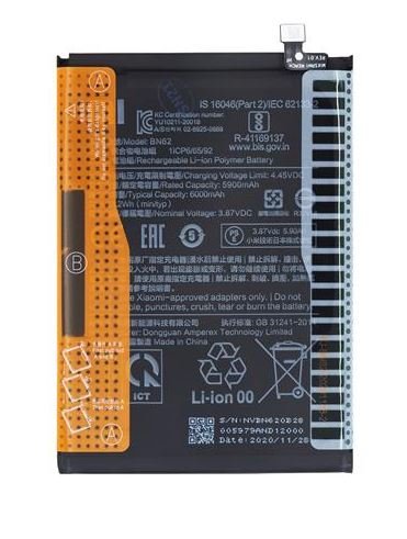 Xiaomi BN62 Original Baterie 6000mAh Service Pack - obrázek produktu
