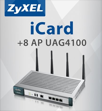 ZYXEL E.icard 8AP UAG4100 license - obrázek produktu