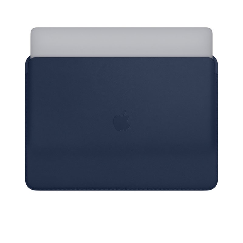 Leather Sleeve pro MacBook Pro 15 - Midnight Blue - obrázek č. 3