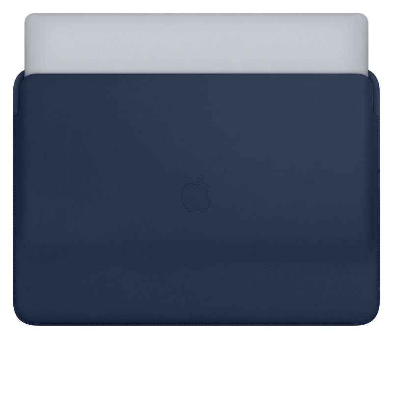 Leather Sleeve pro MacBook Pro 16 - Midnight Blue - obrázek č. 2