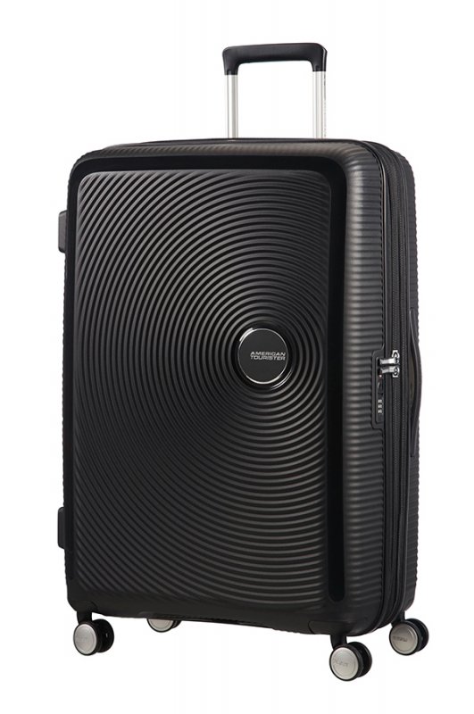American Tourister Soundbox Spinner 77 Exp. Black - obrázek produktu