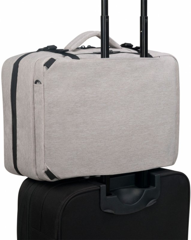 DICOTA Backpack Dual Plus EDGE 13-15.6 light grey - obrázek č. 3