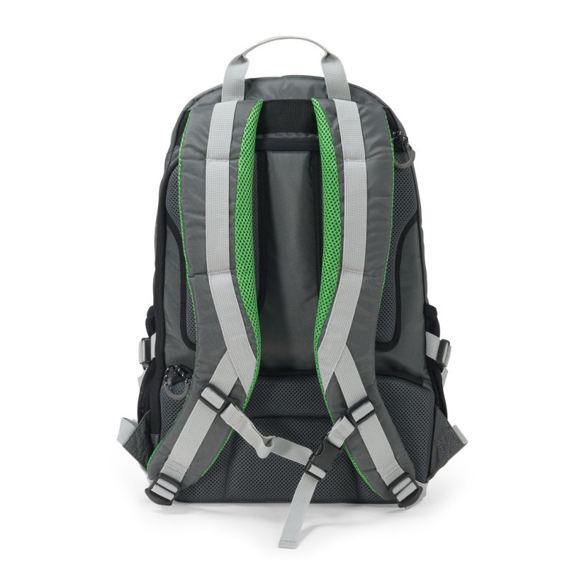 Dicota Backpack Active 14-15.6 grey/ lime - obrázek č. 3