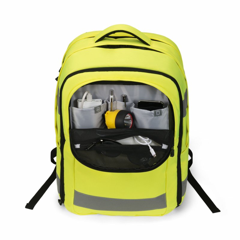 DICOTA batoh HI-VIS 32-38 litrů, žlutý - obrázek č. 5