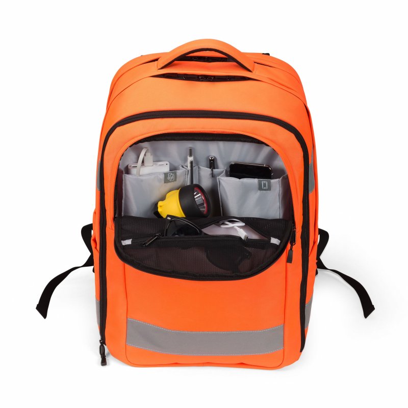 DICOTA batoh HI-VIS 32-38 litrů, oranžový - obrázek č. 4