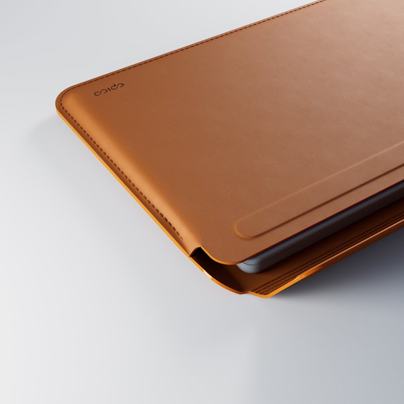 Epico Leather Sleeve MacBook Pro 13,3" / Air 13,6" - hnědá - obrázek č. 3