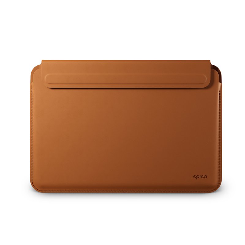 Epico Leather Sleeve MacBook Pro 13,3" / Air 13,6" - hnědá - obrázek č. 1