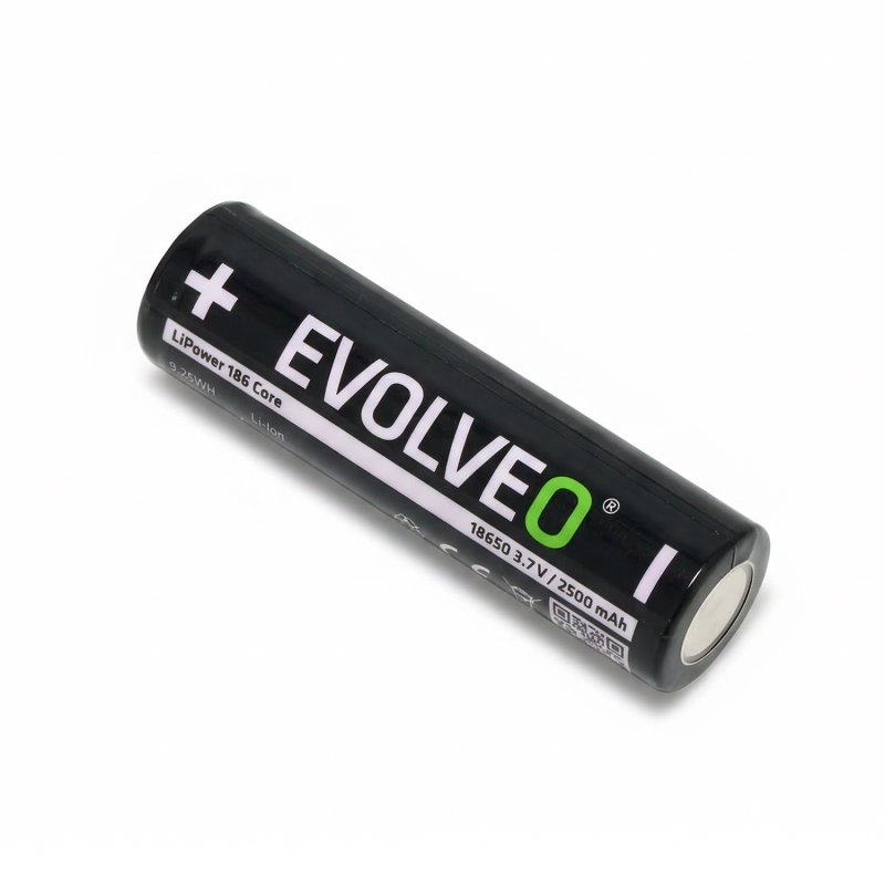EVOLVEO LiPower 186 Core 2500, Li-ion baterie 18650 (3.7 V  /  2500 mAh), 3ks - obrázek č. 1