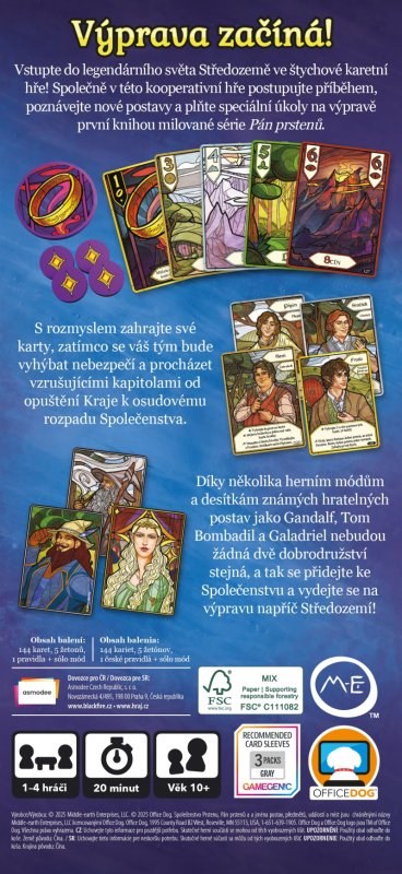 Pán prstenů: Společenstvo prstenu - Štychová karetní hra - obrázek č. 4