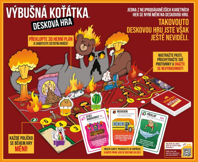Výbušná koťátka: Desková hra - obrázek č. 7