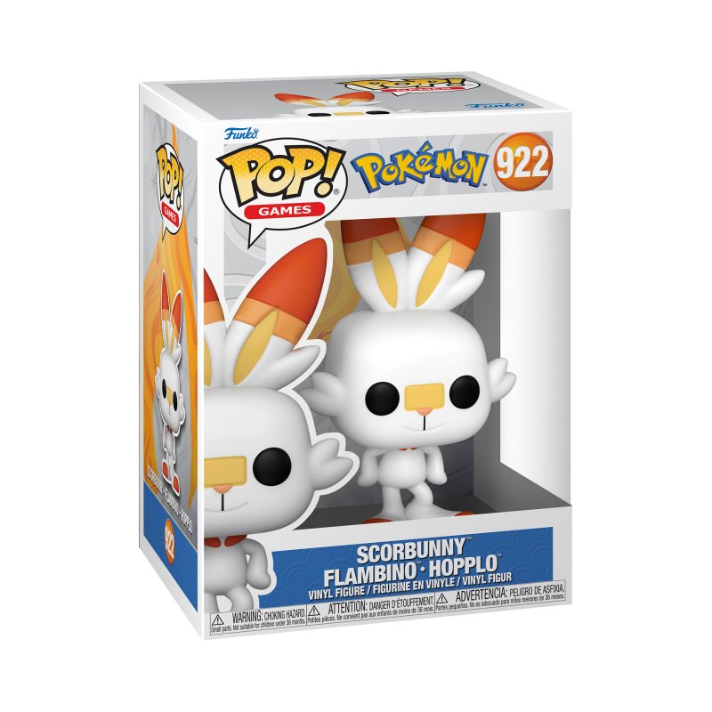 Funko POP Games: Pokemon - Scorbunny (EMEA) - obrázek produktu