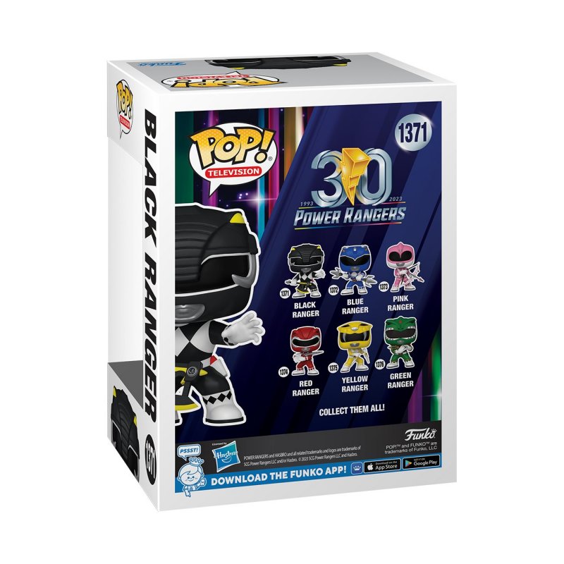 Funko POP TV: MMPR 30th- Black Ranger - obrázek č. 1