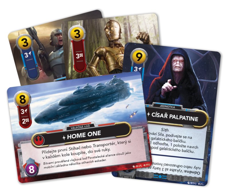 Star Wars: The Deckbuilding Game  - Povstalci a Impérium - Posily - obrázek č. 1