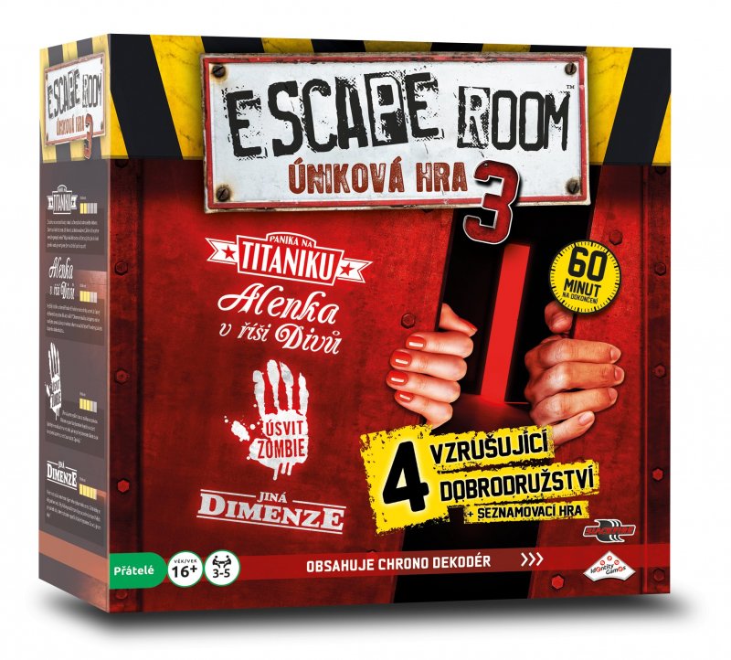 ESCAPE ROOM 3: úniková hra - 4 scénáře - obrázek produktu