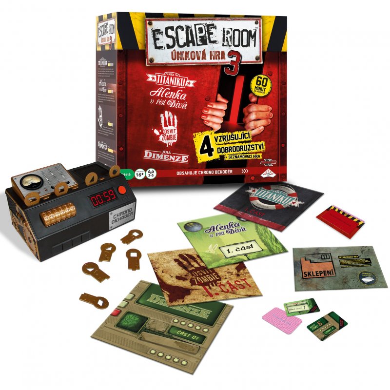 ESCAPE ROOM 3: úniková hra - 4 scénáře - obrázek č. 1