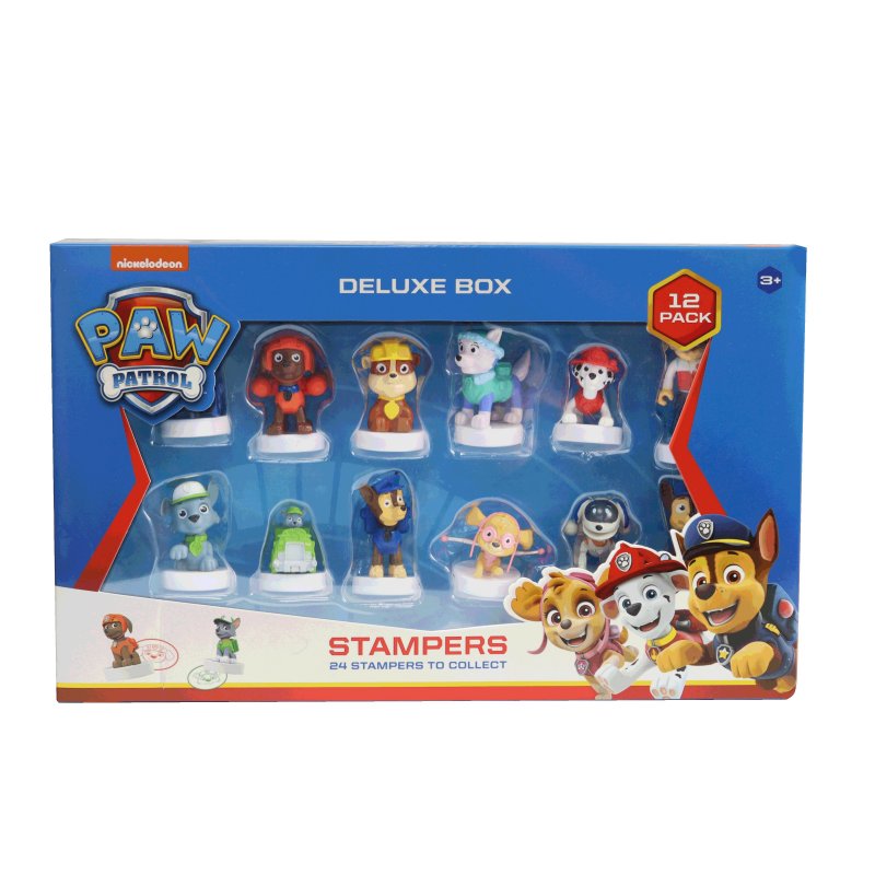 Paw Patrol The Movie: 12 figurek s razítkem - Deluxe Box - obrázek č. 2