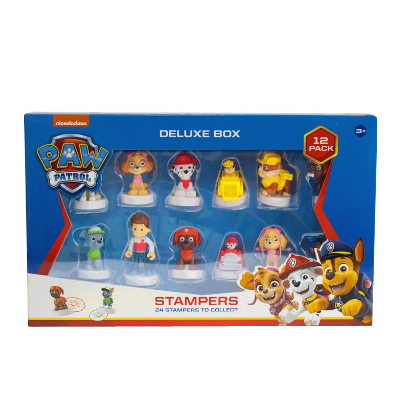 Paw Patrol The Movie: 12 figurek s razítkem - Deluxe Box - obrázek č. 1